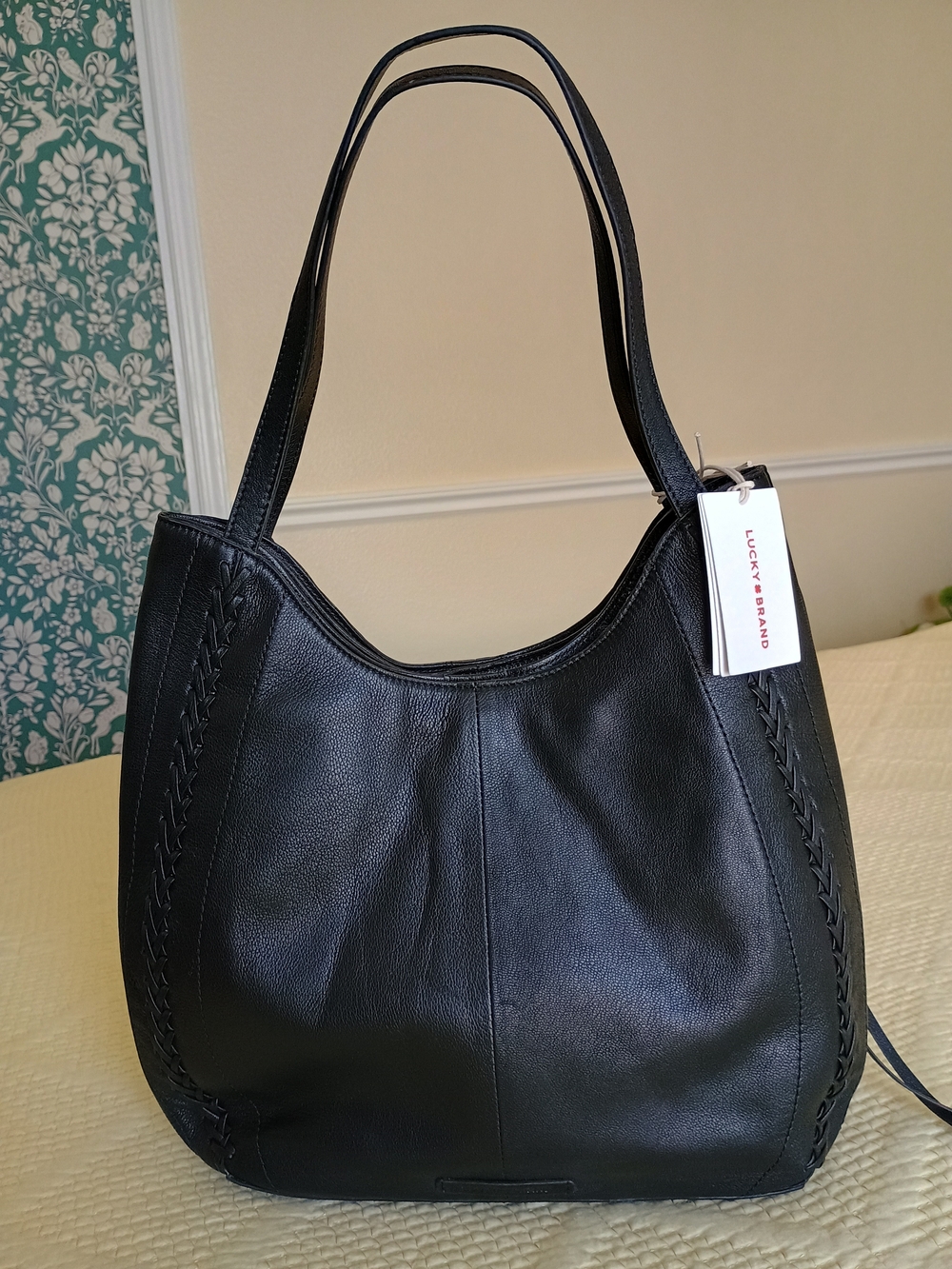 🆕 Lucky Brand Genuine Leather Shoulder Bag